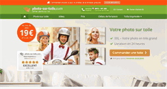 Desktop Screenshot of photo-sur-toile.com