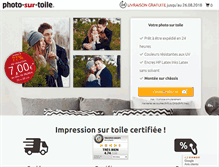 Tablet Screenshot of photo-sur-toile.fr